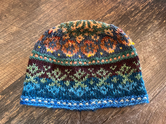 Handspun Handknit Hat - One of a Kind 26