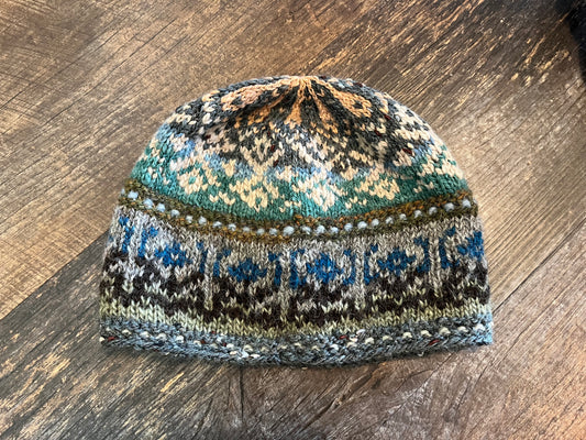 Handspun Handknit Hat - One of a Kind 24