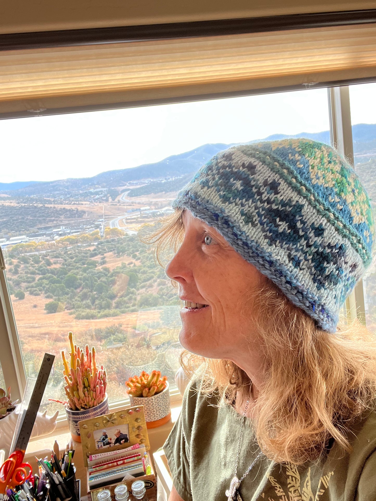 Handspun Handknit Hat - One of a Kind #19