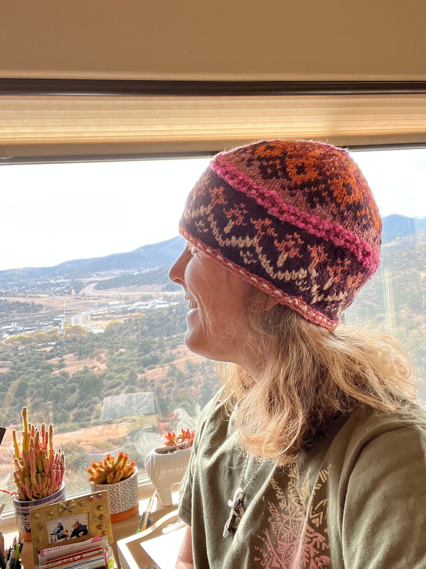Handspun Handknit Hat - One of a Kind 20