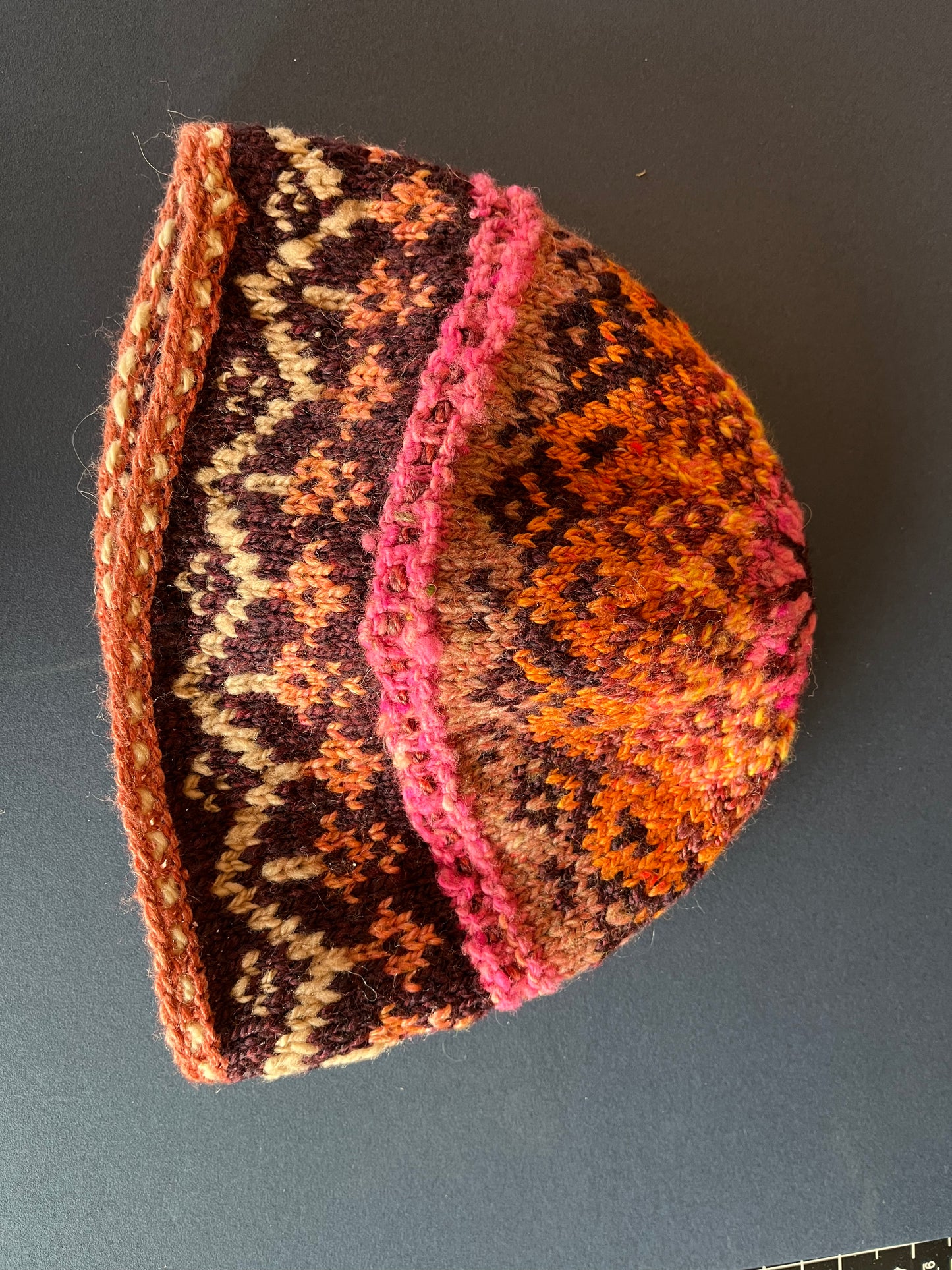Handspun Handknit Hat - One of a Kind 20