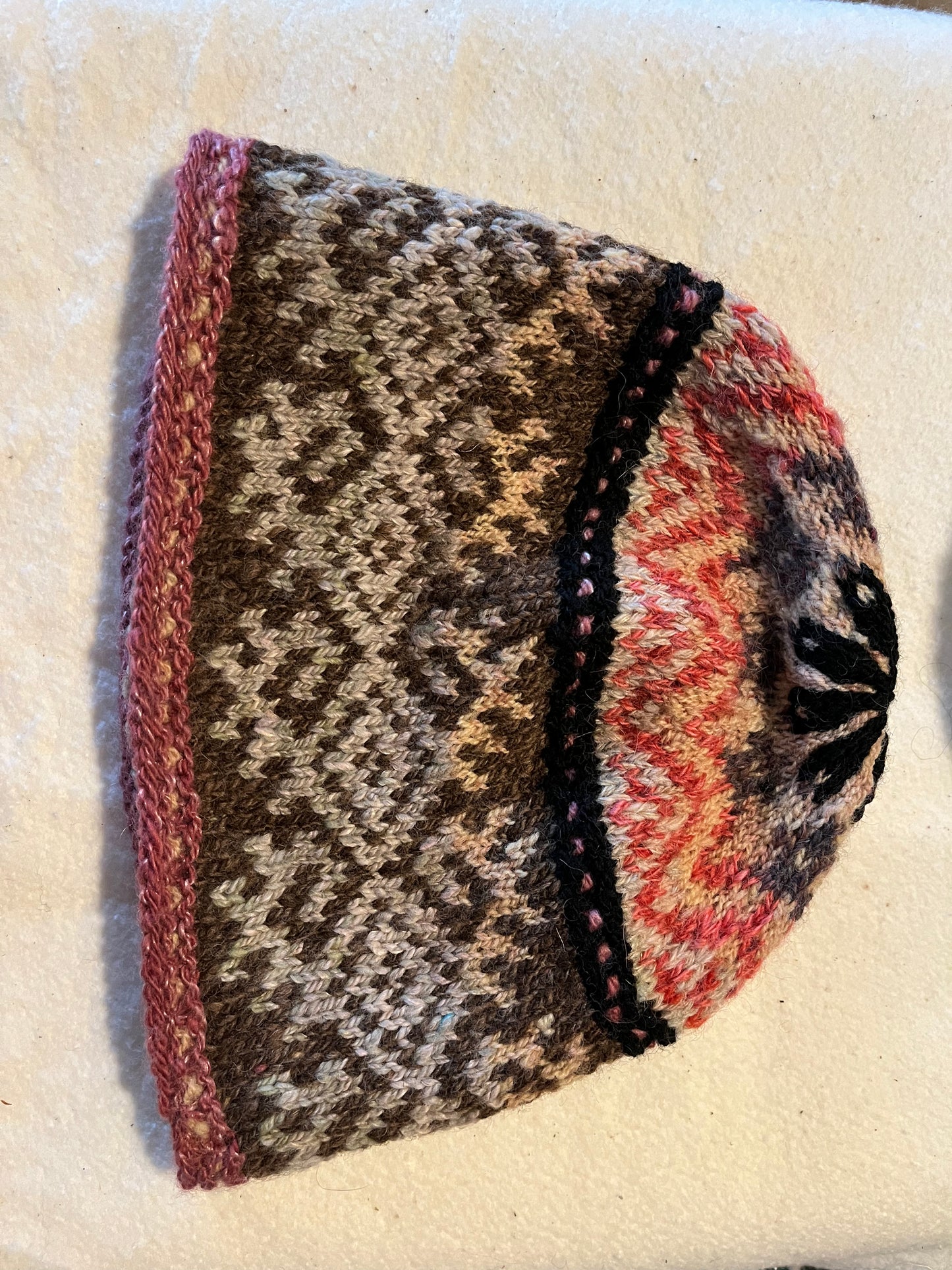 Handspun Handknit Hat - One of a Kind #16